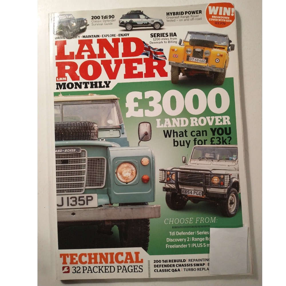 Land Rover Monthly Magazine Technical Guides Discovery 3 Turbo 200 Tdi Rebuild